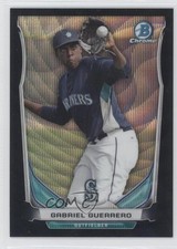 2014 Bowman Draft Top Prospects Chrome Black Wave Refractor Gabriel Guerrero 1b7