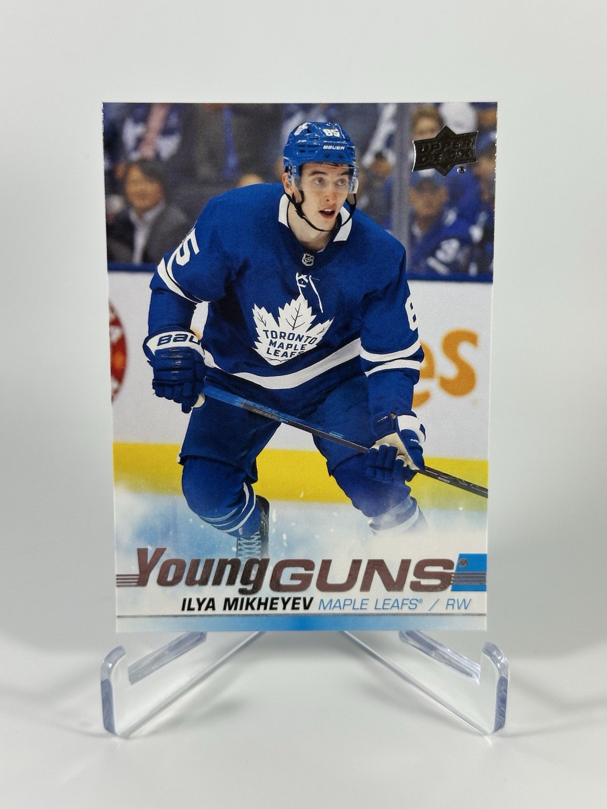 2019-20 Upper Deck Ilya Mikheyev Rookie Young Guns RC #210 Toronto Maple Leafs