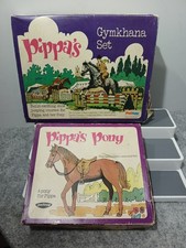 Vintage Pippa Doll Gymkhana Set Horse Jumps Fencing & Pony  Boxed Palitoy 1970’s