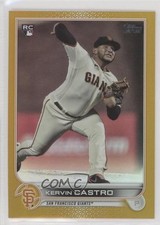 2022 Topps Series 2 Gold Foil Kervin Castro #413 0j7y
