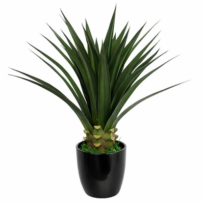 Künstliche Palme realistisch grün 90 cm (3 Fuß) Premium Indoor Home Decor UK