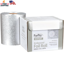 Forpro Professional Collection Expert Embossed Aluminum Foil Roll, 320 Ft Hair F