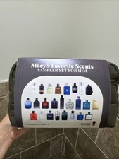 Luxury Men's Cologne Fragrance Sampler for Him Vial Gift Set 26Pc Travel Bag New