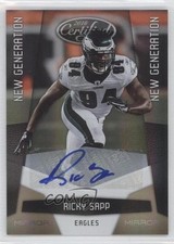 2010 Certified New Generation Mirror Gold Signatures 22/25 Ricky Sapp Auto 0c2