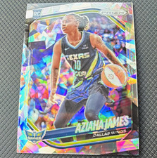Panini 2025 Prizm WNBA Aziaha James #83 Ice Prizm RC Dallas Wings
