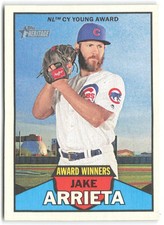 2016 Topps Heritage Jake Arrieta Award Winners #AW-4 Chicago Cubs