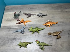 Jurassic World Mini Dinosaur Figure Toy Lot Mattel Jurassic Park  10 Figures 