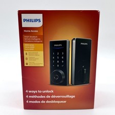 Philips Home Access Smart Deadbolt 4000 Series With Built-In Bluetooth - Black