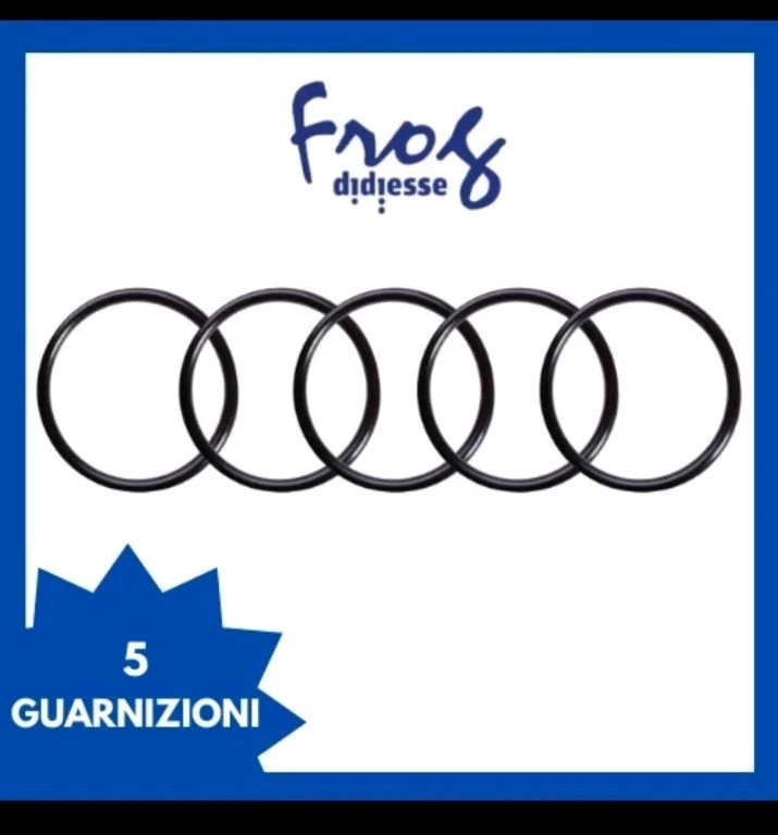 5pz guarnizioni O-ring cialda Ricambio Originale didiesse FROG macchina caffe'