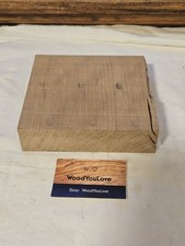 🍁 Oak block Hardwood Offcut min (L 160mm x W 165mm x D 40mm )        (MB327 W6)