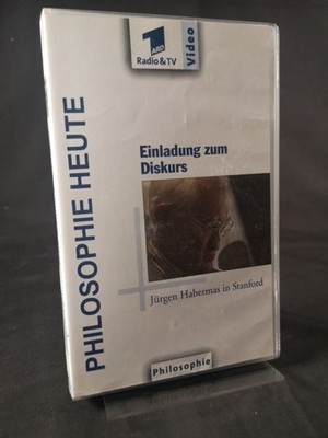 Philosophy today: Jürgen Habermas - invitation to discourse [VHS]. Habermas, Jürg