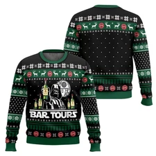 Jameson Bar Tours Ugly Christmas Sweater