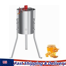 2/4 Frames Manual Honey Extractor Beekeeping Equipment Stainless Steel