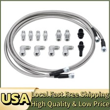 6an 70 Transmission Cooler Hose Kit Lines For Gm Chevy 4l80e For Ford C4-c6-aod