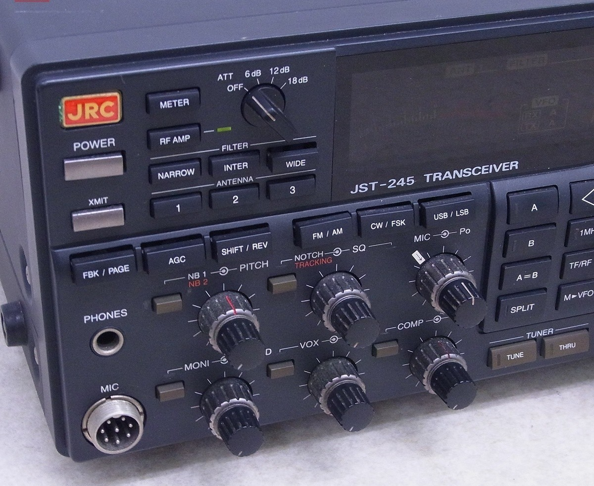 JRC JST-245D HF/50MHz 100W/50W Transceiver Amateur Ham Radio As-Is ...