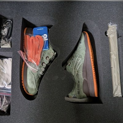 Asics Gel Lyte III MIJ Kith Ronnie Fieg Militia Mossad US4.5