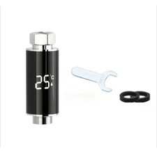Digital Shower Faucet Thermometer with LED Temperature Display for Bathroom