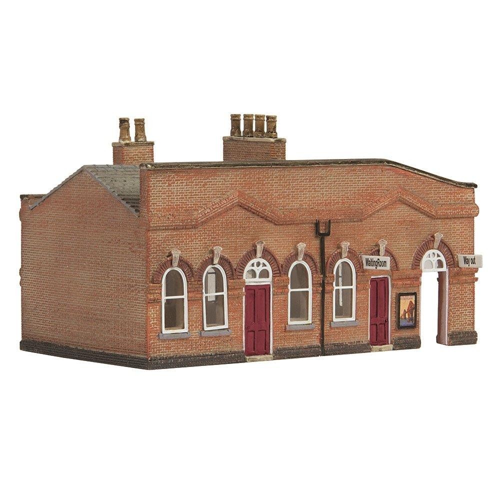 N Gauge Bachmann Scenecraft March Station Waiting Room Red Building 42-0065R