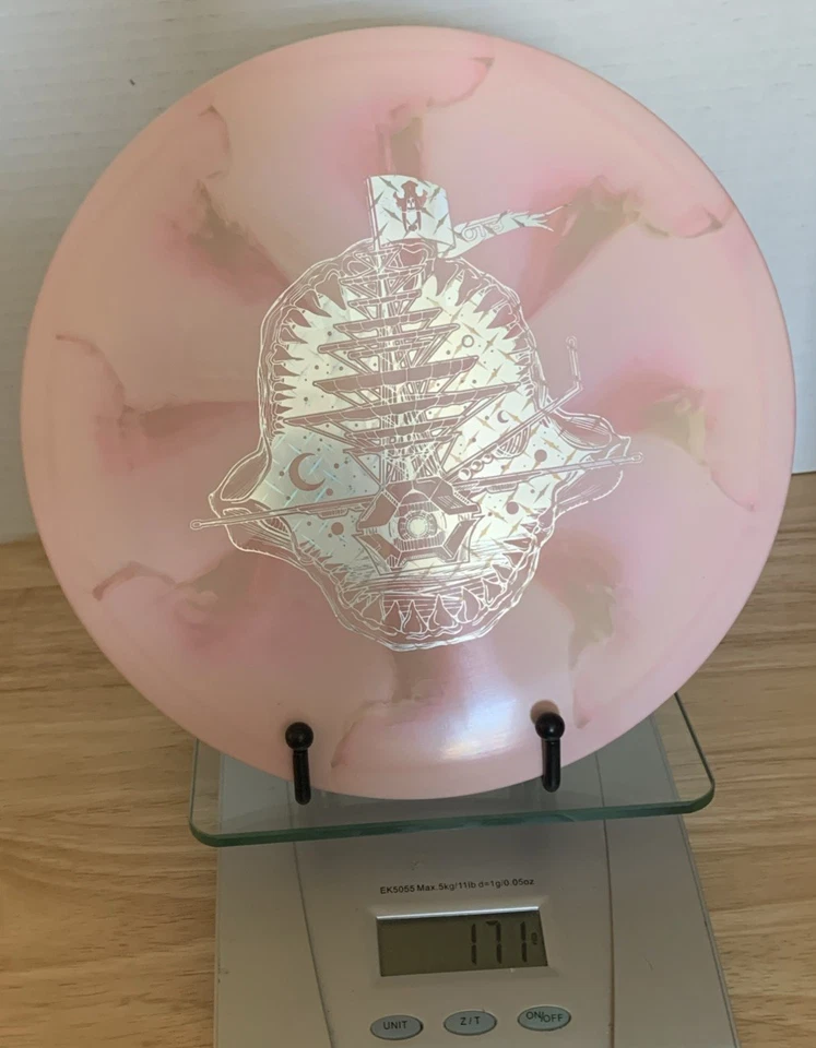 Discraft ESP OTB Pirate stamp Buzzz Pink 171 Grams - Image 3 of 4