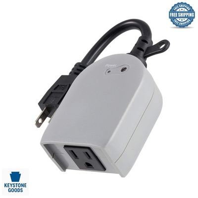 #ad Outdoor Dusk to Dawn Timer with Grounded Outlet Weather Resistant Easy Auto... $26.67