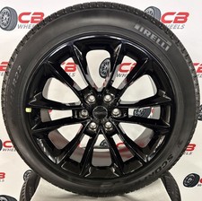 Jeep Grand Wagoneer 22 Oem Gloss Black Takeoff Wheels And Tires Jeep Grand Wagoneer 22 Oem Gloss Black Takeoff Wheels And Tires