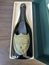 Dom Perignon Vintage 1990 Empty Champagne Bottle w/ Original Box And Cork