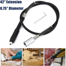 42" Extension Flexible Rotary Drill Tool Drive Flex Shaft Attachment For Dremel