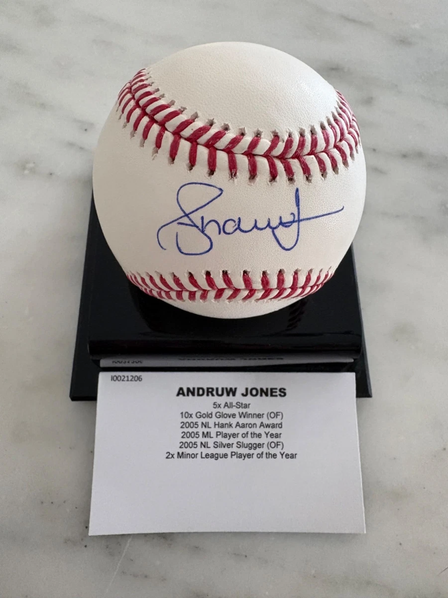 Andruw Jones Autographed Baseball for sale | eBay