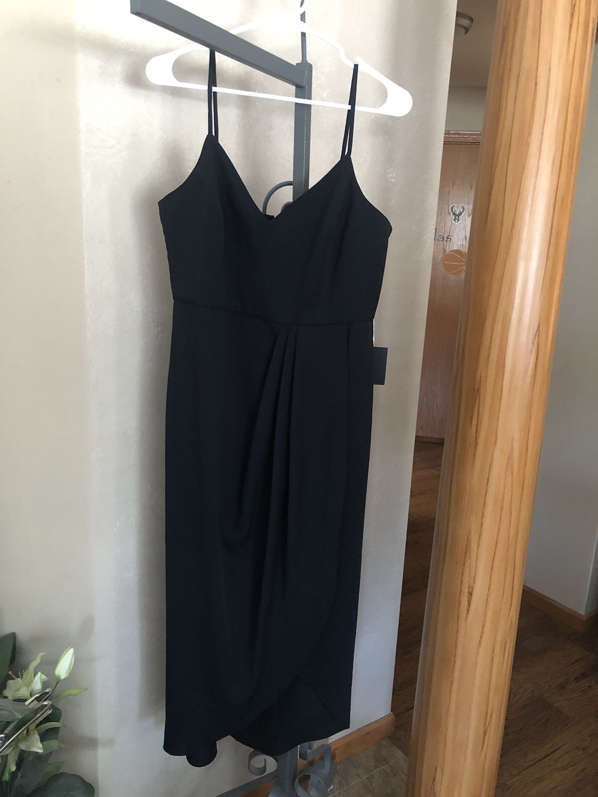 Women's Lulus Black Dress Size L NEW NWT