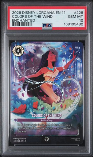 Colors of the Wind graded PSA 10 for sale on eBay