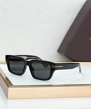 Tom Ford FT1203 Sunglasses Black Frame Dark Grey Lens Size 54  19-135