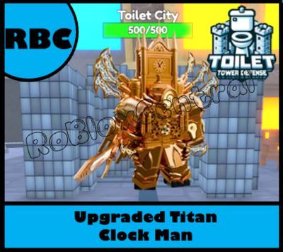 #ad #ad UPGRADED TITAN CLOCKMAN CHEAP TOILET TOWER DEFENSE TTD UNIT $6.50