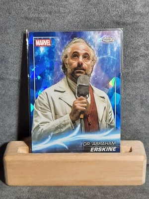 2025 Topps Chrome Marvel Studios Dr. Abraham Erskine #23 Sapphire Phase One NM