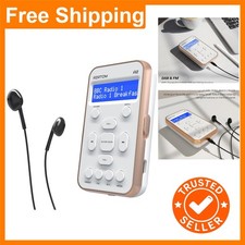 Lightweight DAB/DAB+ & FM Radio with Easy Access Channels - Perfect for Outdoors