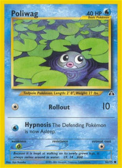 Pokémon Poliwag NDI-62 Common Englisch Good