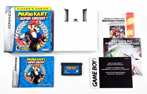 MARIO KART SUPER CIRCUIT COMPLETE CIB 2001 Authentic Game Boy Advance GBA