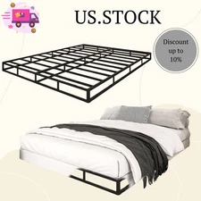 5" Queen Box Spring, Heavy-Duty Metal Mattress Foundation, 3000 lbs, Low Profile