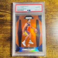 2017-18 Prizm JOSH HART Orange Prizm /49 Rookie RC Knicks Gem Mint PSA 10 🍊