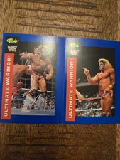 1991 Classic WWF Ultimate Warrior #114 & #70 Lot – Near Mint