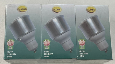 Globo 10811-3 Energiesparlampe GU10 300L, 11Watt
