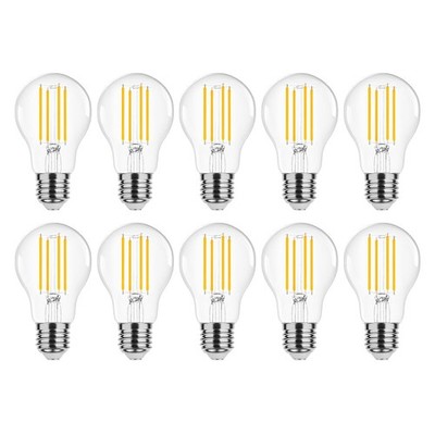 Modee E27 LED Filamentlampe A60 8W 1055lm 2700K Warmweiß 10 Stück