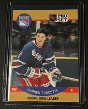 1990 PRO SET DARREN TURCOTTE #400 ROOKIE CARD. rookie card picture