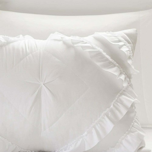 Intelligent Designs 3-Pc Karlie Solid Blush Twin Coverlet Set T410837 - Picture 4 of 8