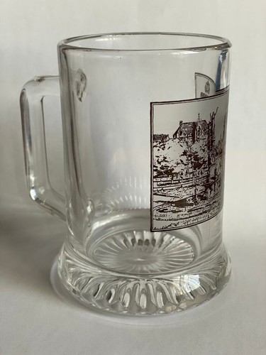 Dortmunder Union L glass Beer Stein from Dortmund, Germany. 1980 era. Rare - Picture 2 of 5