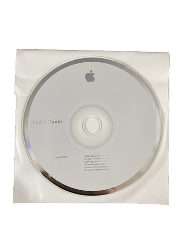 2005 Apple iPod + disque d'installation du logiciel iTunes CD-ROM  - Photo 1 sur 3