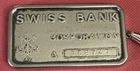 Rare Vintage Swiss Bank Corporation 1872 1oz .999 Silver Bar