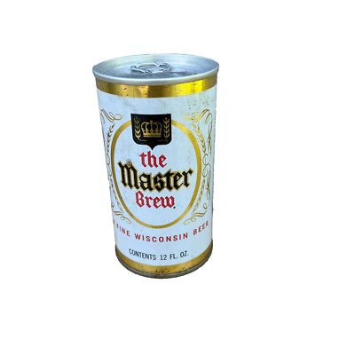 The Master Brew Pull Top Beer Can