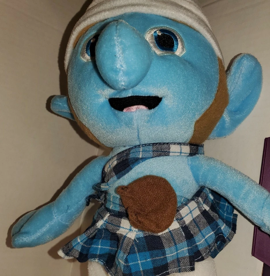 Kellytoy Los Pitufos Escocés Kilt Gutsy Pitufo 17" Muñeca Juguete Peluche Peluche Foto 4 de 4