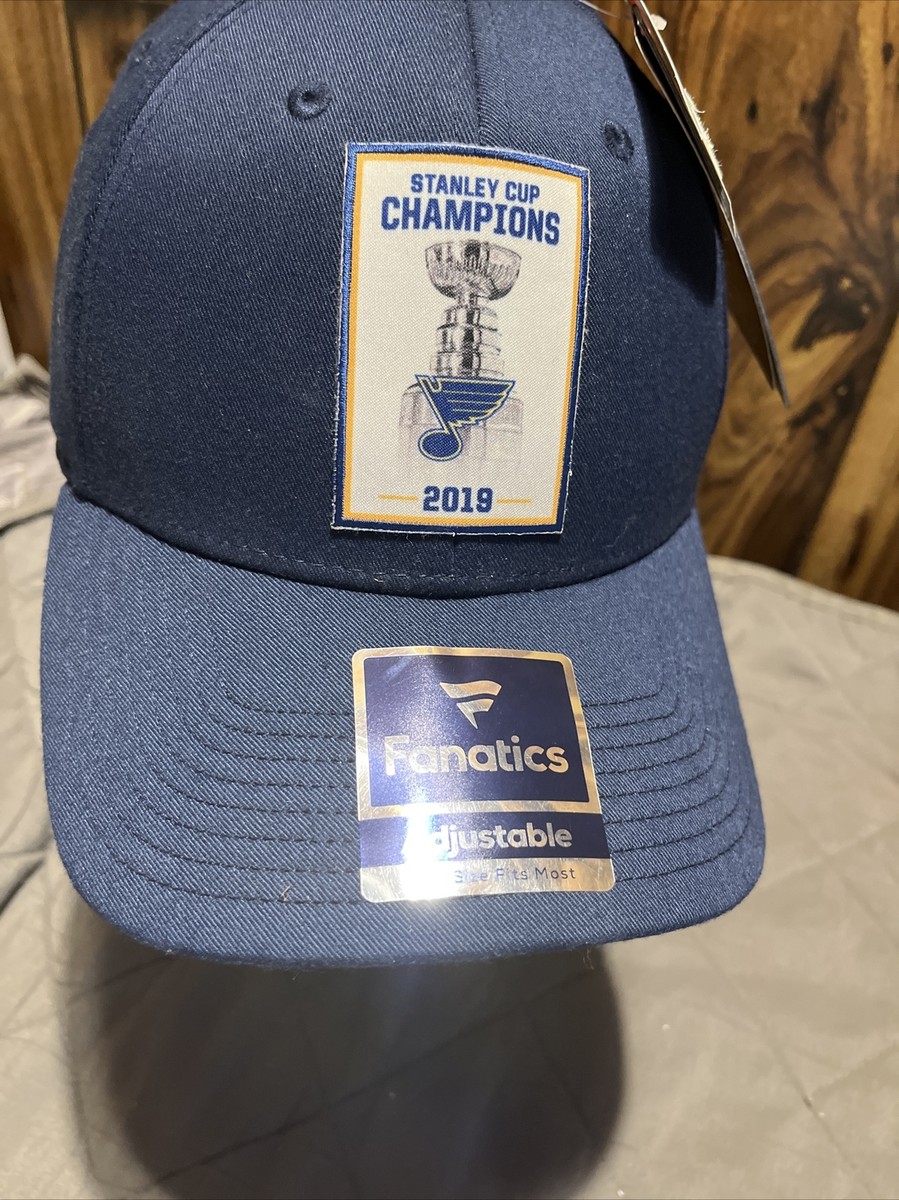 Stanley Cup Champions 2019 Fanatics Red Wings Hat Adjustable/ Navy
