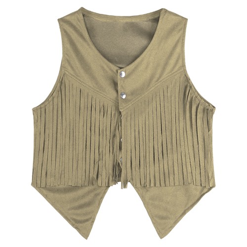 Womens Fringe Vest Hippie Waistcoat Concert Tassel Outfits Coat Vintage Jacket - Picture 19 of 67